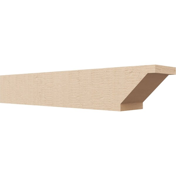 Ekena Millwork 6in. W x 6in. H x 36in. L Burlington Woodgrain TimberThane Rafter Tail, Primed Tan RFTUR06X06X36BURRCPR - main